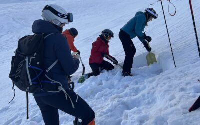 Snjóflóðagrunnur og skíðamennska